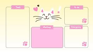 Cute Cat Cartoon Wallpaper Desktop
