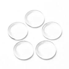 Details About Transparent Glass Cabochon Half Round Dome Clear Jewelry Finding Glass Flatback