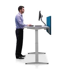 Standing desks can improve energy and focus while fighting the negative effects of sitting. Herman Miller Ratio Sit Stand Desk Office Furniture Scene