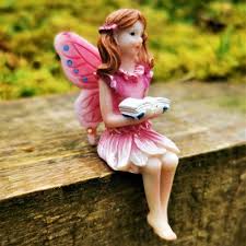 Bookworm Fairy Figurine Away With The