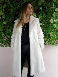 Dmbfurs Real New Mink Fur Coat Pearl Beige With Hood Full Skins Saga Fur Mexa Nerzmantel Fox 237
