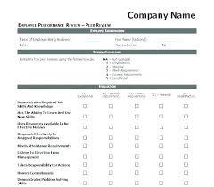Yearly Employee Review Template Form Doc Forms Free