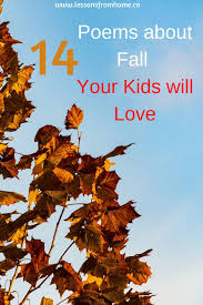 14 autumn poems for kids to put you in