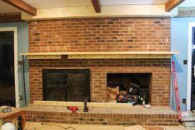 Fireplace Facade Covering The Brick