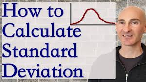 standard deviation how to calculate by