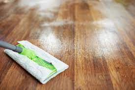 clean drywall dust from hardwood floors