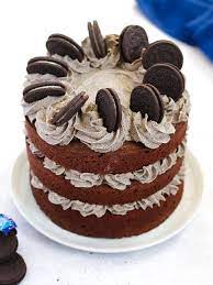 Easy Oreo Cookie Cake Recipe gambar png