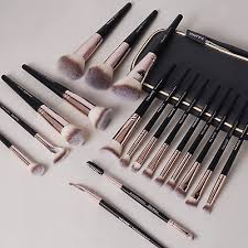 makeup brushes with case 18 pcs