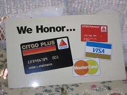 Check spelling or type a new query. Citgo Plus Citgo Petroleum Visa Master Card Credit Card Sign 313861394