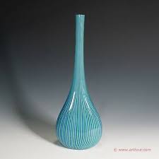 a large vetrarti filigrana glass vase