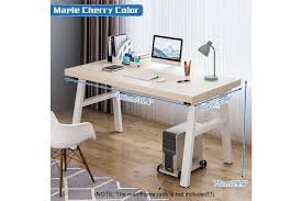 Shop for cherry wood computer desk at best buy. Computer Table Desk Wide Desktop For Student Study Home Office Desk Cherry Wood 100 X 60 X 76 Cm Kogan Com