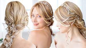 romantic bridal hairstyle most