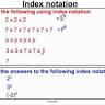 Index notation