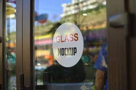 Premium Psd Glass Door Window Signage