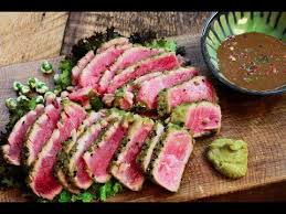 easy wasabi seared tuna recipe asian