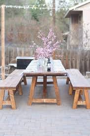 a dreamy outdoor wooden table and my