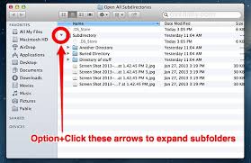 how to list all files and subdirectory
