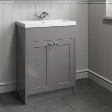 These units are specifically designed for the bathroom environment. Mobel Traditional 600mm Bathroom Vanity Unit Basin Sink 2 Door Storage Cabinet Ivory Mobel Wohnen Elite Eshop Eu