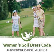 women s golf dress code rules and