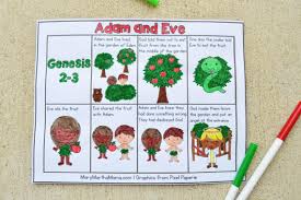Adam and eve coloring pages for preschool printable. Adam And Eve Coloring Pages Mary Martha Mama