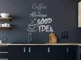 Coffee Wall Art Sticker Quote