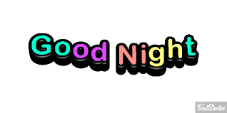 good night event animated gif logo designs