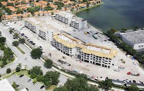 mixed use tops out in miami lakes