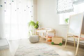 decorating the nursery with a rug
