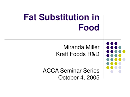 ppt fat subsution in food