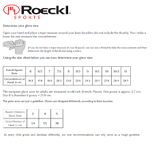 Roeckl Sizing Chart Toklat Equestrian Equipment