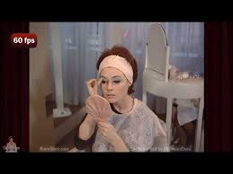 1960s makeup hair tutorial 4k 60fps