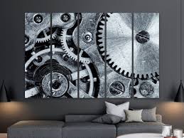 Clockwork Canvas Gears Wall Decor