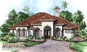 Mediterranean Golf Course Home Floor Plan