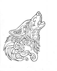 Swirls Wolf Coloring Pages For Adults Printable Coloring
