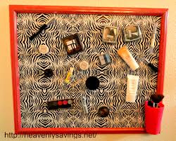 how to make a magnetic makeup board