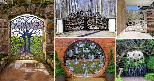10 intricate metal garden gates ideas