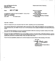 irs determination letter nicky s