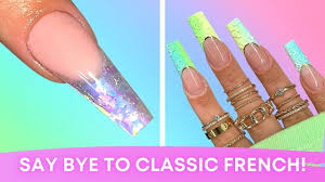 new french tip nail designs for summer