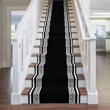 runrug key black stair carpet runner width 2 foot
