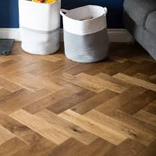 smoked oak deco parquet wood flooring