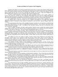 Philippines example of position paper about poverty: Causes And Effects Of Poverty In The Philippines Philippines Poverty