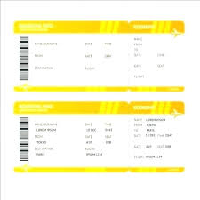 Raffle Tickets Printable Word Airplane Ticket Template Free
