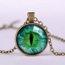 Dragon Eyes Necklace Evil Eye