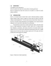 shear force in beam 1 0 objectives