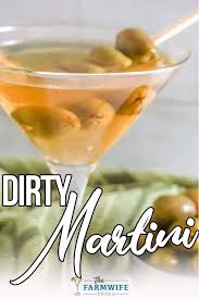 the perfect dirty martini the