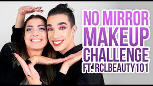 no mirror makeup challenge ft