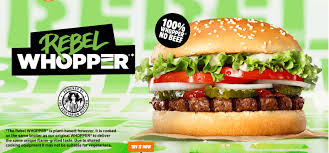 rebel whopper burger king uk burger