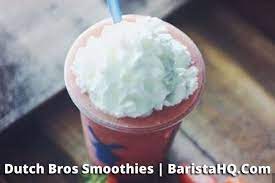 10 dutch bros smoothies fruit flavor