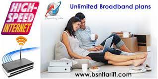 Bsnl Launches New Unlimited Broadband