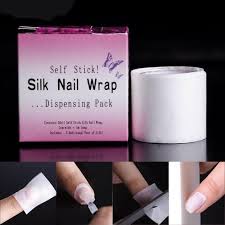 nail art silk fibergl wrap tape self